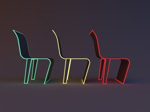 scifi futuristic loft chair 3D-Modell