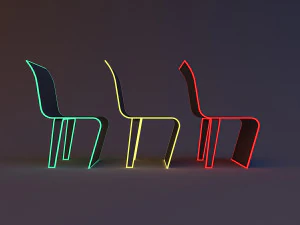 scifi futuristic loft chair 3D Model