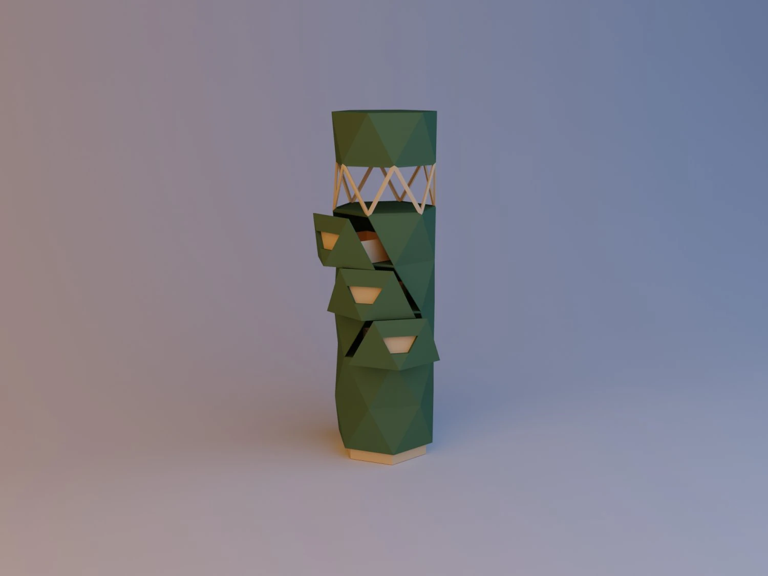 crystal tower storage box 3D Model .c4d .max .obj .3ds .fbx .stl .blend 