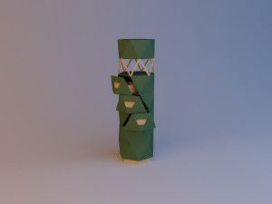 crystal tower storage box Modèle 3D