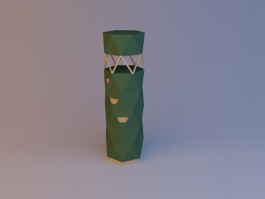 crystal tower storage box Modello 3D