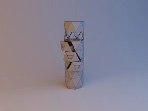 crystal tower storage box 3D Model