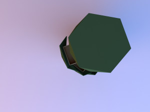 crystal tower storage box Modello 3D