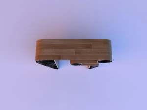 kandinsky console wood 3D Model