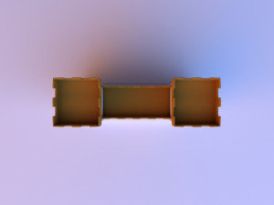childrens bookshelf Modelo 3D