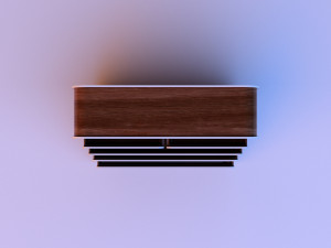 chest of drawers plywood-dresser 3D Model