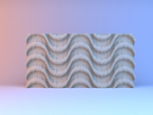 parametric wall wood 3D Модель