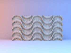 parametrisch muurhout 3D Model