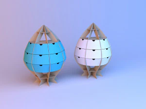 캐비닛 판지 3D 모델