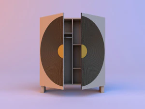 buffet and cabinet archives 3D Model