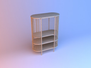 scandinavian shelving 3D Model