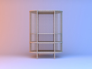 scandinavian shelving 3D मॉडल