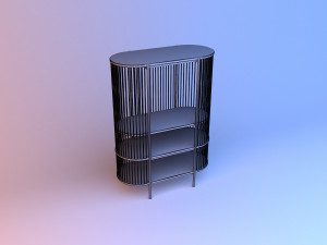 scandinavian shelving 3D मॉडल