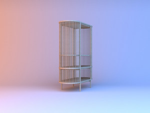 scandinavian shelving 3D मॉडल