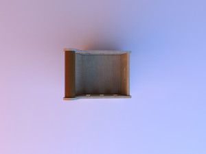 toys shopping wooden cart Modèle 3D