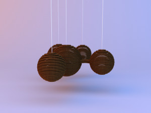 terraform parametric wood lamp 3D Model
