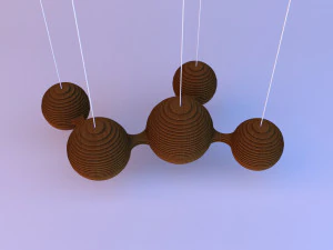terraform parametric wood lamp 3D Model