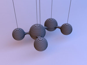 terraform parametric wood lamp 3D Model