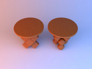 abstract cubic coffee table 3D Model