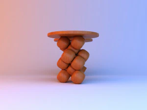 abstract cubic coffee table 3D Model
