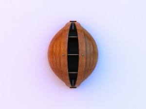 plywood folding cabinet 3D Модель