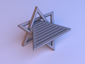 design wood coffee table 3D-Modell
