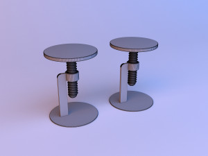 rotating coffee table Model 3D