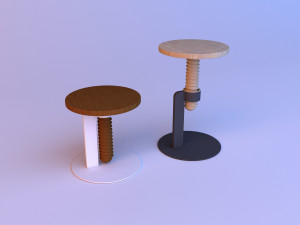 rotating coffee table Model 3D