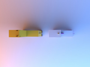 animal kids bookshelf 3D 모델