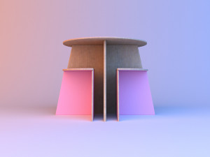 set of designer childrens furniture 3D Модель