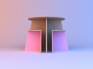 set of designer childrens furniture 3D Model