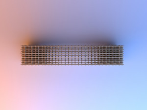parametric wood pouf-bench 3D-Modell