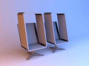 original windowseat lounge chair 3D Model