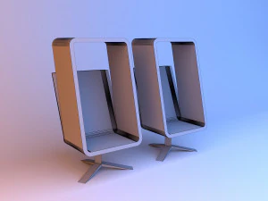 original windowseat lounge chair 3D Model