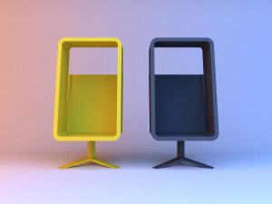 original windowseat lounge chair 3D Model