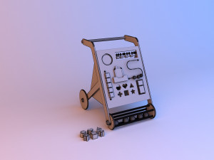 baby activity walker 3Dモデル