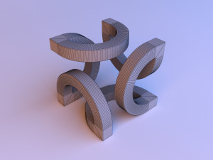 metal sculpture furniture 3D Model