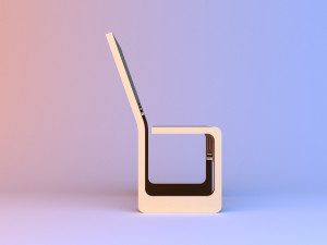 parametric plywood chair 3D मॉडल