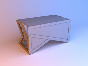 loft future scifi desk-table 3D Model