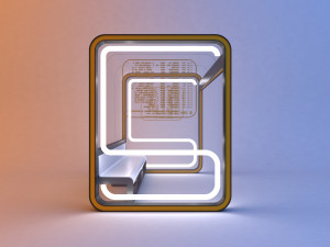 modern bus stop 3D Model