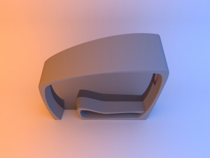 scifi modern bus stop public transport Modelo 3D