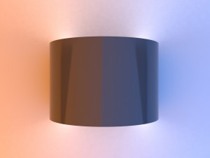 circular modern glow scifi bus stop 3D 모델