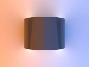 conceito de ponto de &ocirc;nibus circular moderno brilho scifi 2 Modelo 3D