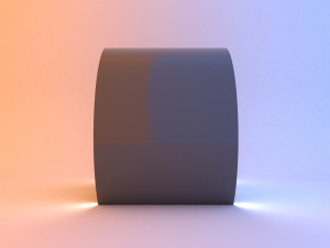 circular modern glow scifi bus stop concept 2 Modelo 3D