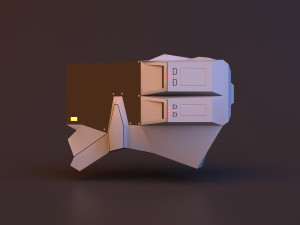 future space scifi helm-hemlet 3D Model