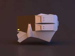 future space scifi helm-hemlet 3D Model