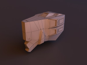future space scifi helm-hemlet 3D Model
