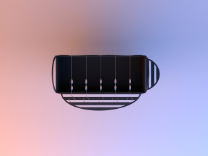 barbecue grill brazier 3D Model