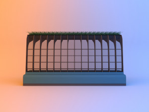 urban parametric design of modular bus stop Model 3D