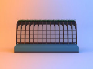 urban parametric design of modular bus stop 3D Model
